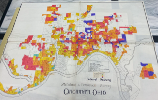 Map of Cincinnati, Ohio